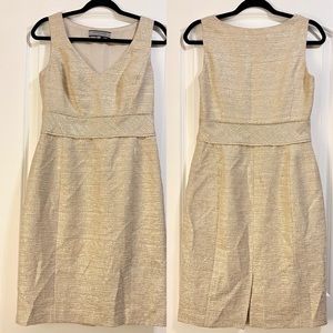 Anne Klein Golden Knee Length Dress Size 6